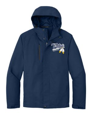 Port Authority® All-Conditions Jacket in Navy with Logo on Left Shoulder