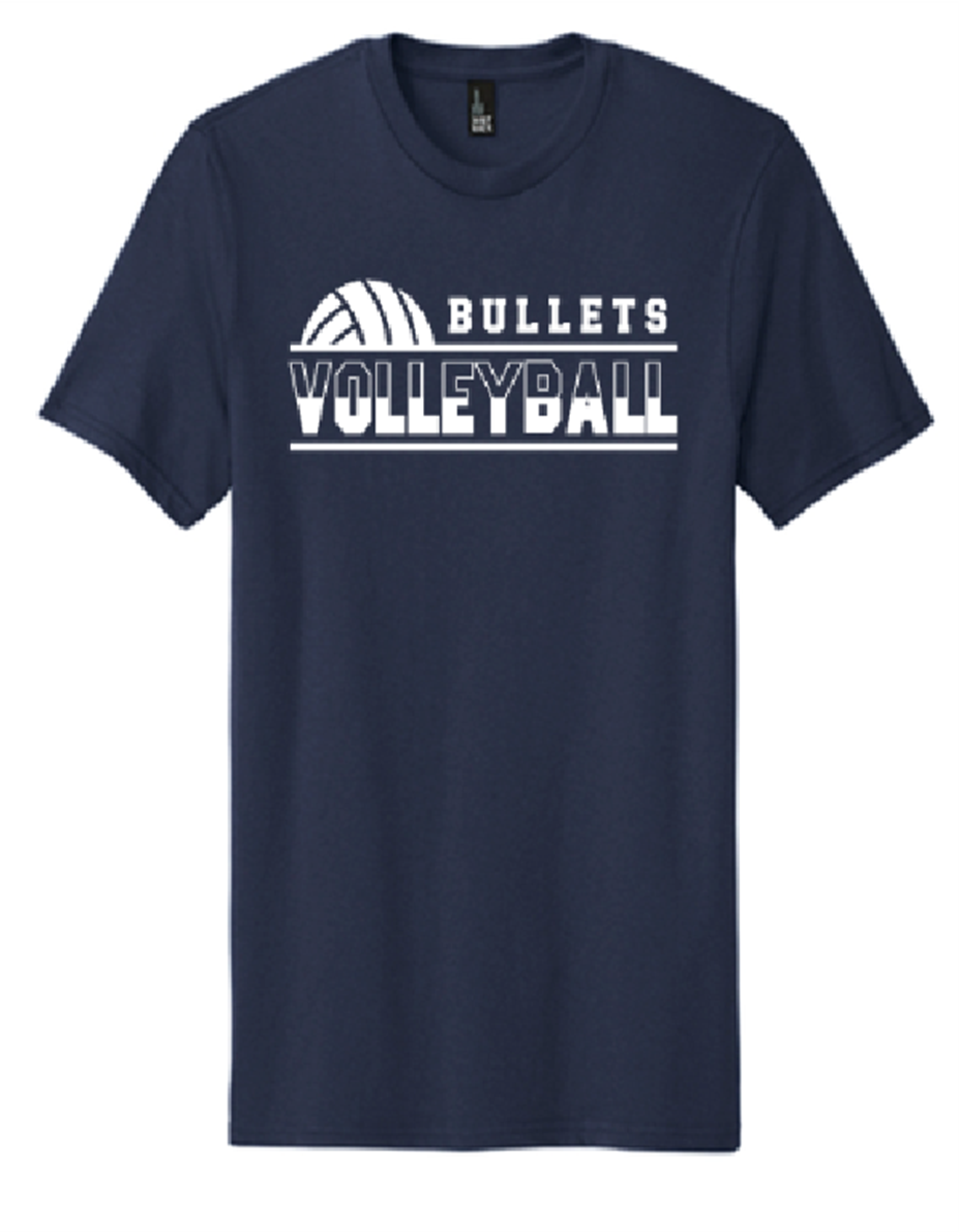 District ® The Concert Tee® with Bullets Volleyball Full Chest