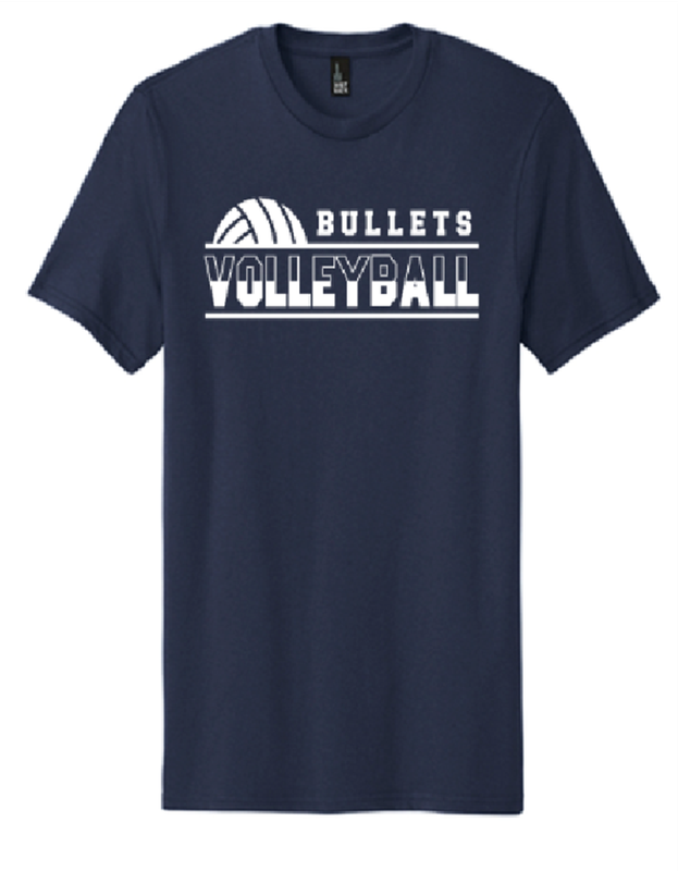 District ® The Concert Tee® with Bullets Volleyball Full Chest