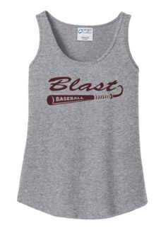 Port & Co™ Women's Core Cotton Tank Top in Sport Grey