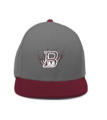 Pacific Headware© Perforated F3 Performance Flexfit® Cap in Graphite / Maroon