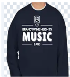 Gildan® Heavy Blend™ Crewneck Sweatshirt with Band or Choir Logo