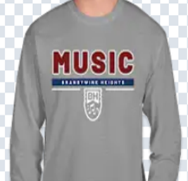 Gildan® Heavy Cotton™ 100% Cotton Long Sleeve T-Shirt in Sport Grey with Logo