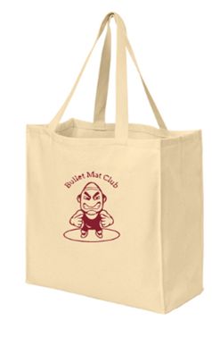 Port Authority® Ideal Twill Over-the-Shoulder Grocery Tote in Natural