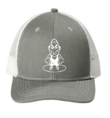 Port Authority® Port Authority® Snapback Trucker Cap in Grey / White