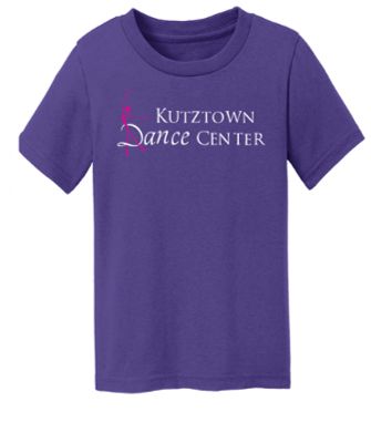 Port & Co® Core Cotton Tee in Purple with Regular Logo