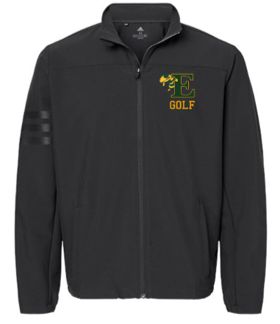 Addidas© Men's Windbreaker Full-Zip Jacket with Logo on Left Chest