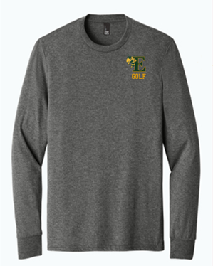 District ® Perfect Tri ® Long Sleeve Tee with Logo Left Chest