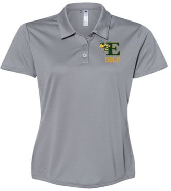 Addidas© Women's Performance Polo with Logo on Left Chest