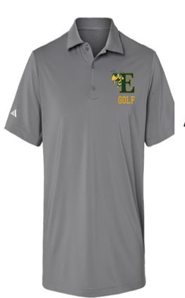 Addidas© Ultimate Solid Polo with Logo on Left Chest