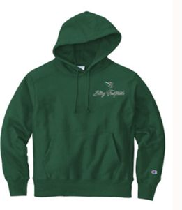 Champion Reverse Weave® Pullover Hooded Sweatshirt with Logo on Left Chest