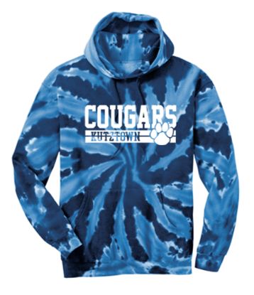 Port & Company® Tie-Dye Pullover Hooded Sweatshirt with Full Chest Logo