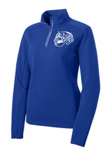 Sport-Tek® Men's & Women's Sport-Wick® Textured 1/4-Zip Pullover in Royal
