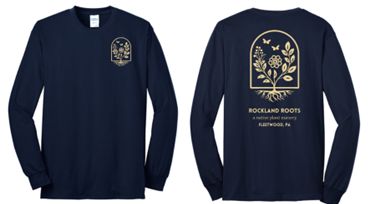 Port & Co™ Long Sleeve Core Blend Tee in Navy