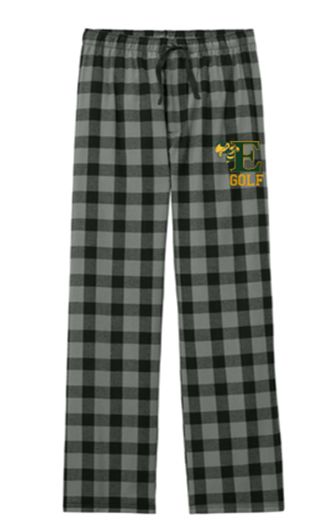 District® Flannel Plaid Pant with Logo Left Leg