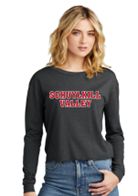 District® Women’s Perfect Tri® Midi Long Sleeve Tee in Black Frost