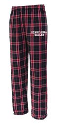 Pennant® FLNP flannel pant in Black / Red