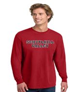Comfort Colors® Heavyweight Ring Spun Long Sleeve Tee in Red