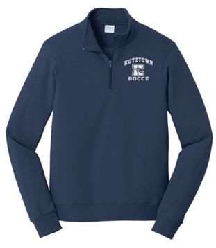 Port & Co™ Fan Favorite™ Fleece 1/4-Zip Pullover Sweatshirt in Navy