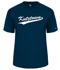 Badger Sport B-Core Tee with Kutztown Logo in Navy Badger Sport B-Core Tee with Kutztown Logo in Navy