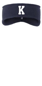 Port Authority® R-Tek® Stretch Fleece Headband in Navy with K Logo