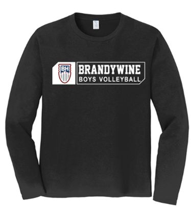 Port Authority® -Fan Favorite Long Sleeve Tee in Black