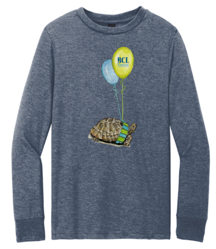 District® Perfect Tri® Long Sleeve Tee in Navy Frost