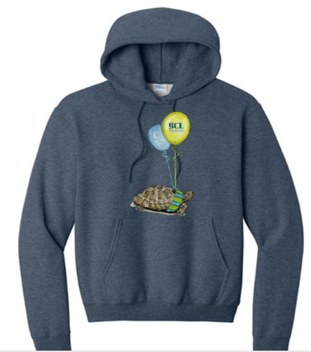 Port & Co™ Core Fleece Pullover Hooded Sweatshirt in Navy Frost