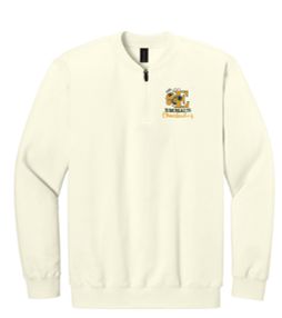Gildan Softstyle® Midweight Fleece 1/4-Zip with Logo on Left