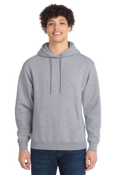 Port & Co® Core Fleece Pullover Hooded Sweatshirt with Front Logo