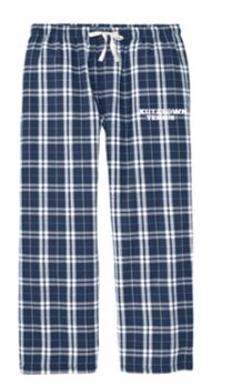 District® Women’s Flannel Plaid Pant in Navy