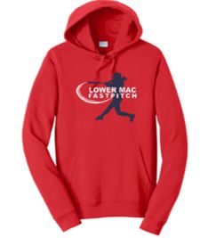 Port & Co™ Fan Favorite™ Fleece Pullover Hooded Sweatshirt with Logo on Front