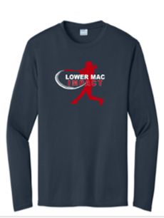 Port & Co™ Long Sleeve Performance Tee with Logo on Front Port & Co™ Long Sleeve Performance Tee with Logo on Front