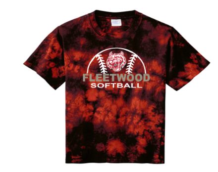 Port & Co® Crystal Tie-Dye Tee with Logo on Full Chest