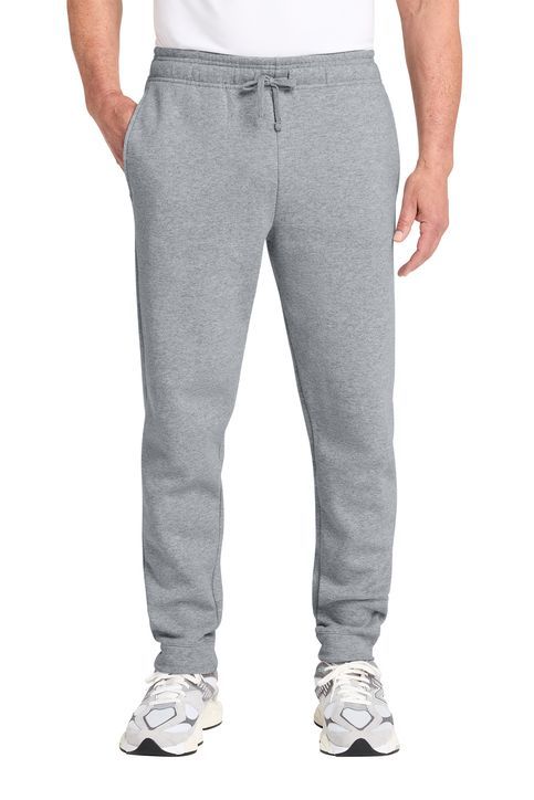 Port & Co® Core Fleece Jogger with Logo #4 on Left Leg