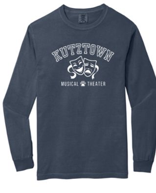 Comfort Colors® Heavyweight Ring Spun Long Sleeve Tee in Navy