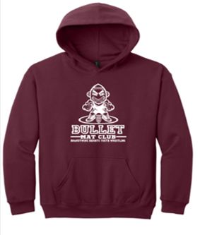 Gildan® Youth Softstyle® Midweight Fleece Hoodie in Maroon