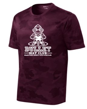 Sport-Tek® CamoHex Tee in Maroon