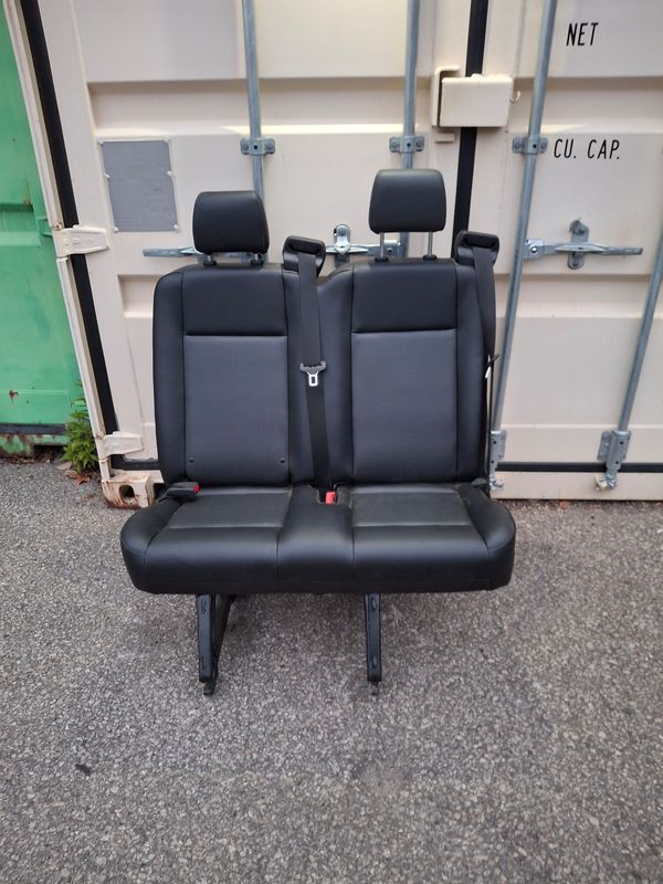 2 Passenger Leather Bench Seat - Removable