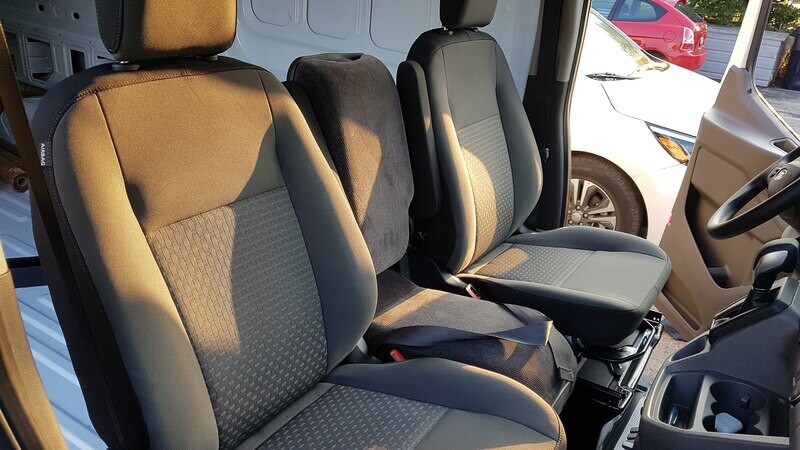 Center Seat for Ford Transit - Black