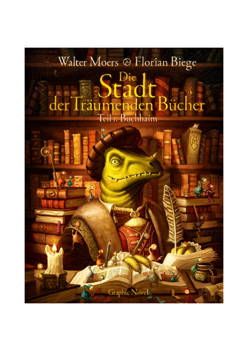 Walter Moers und Florian Biege: Die Stadt der Träumenden Bücher (Comic) - Band 1: Buchhaim Walter Moers und Florian Biege: Die Stadt der Träumenden Bücher (Comic) - Band 1: Buchhaim
