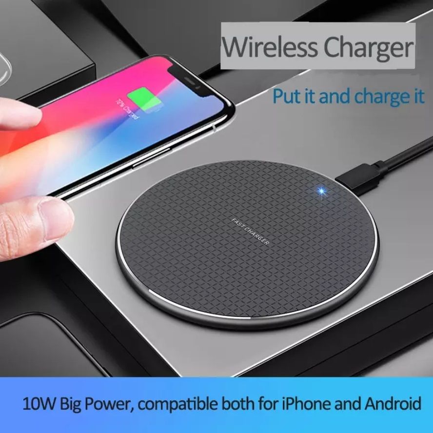 Smart 10w Wireless Charger for iPhone All Mobile Phone
