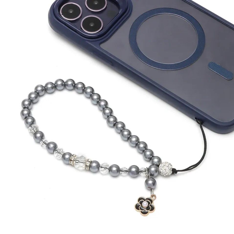 Cell phone cristal bead charm