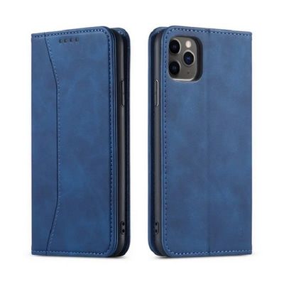 Wallet Flip Cover Leather Card Case For Iphone 16 blue