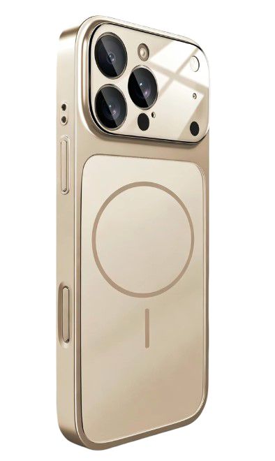 Луксозен силиконов калъф за iPhone 18 Pro Max сив