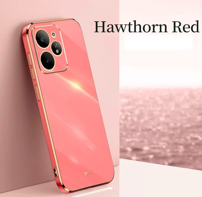 Силиконов калъф за Iphone 17 Pro червен глог