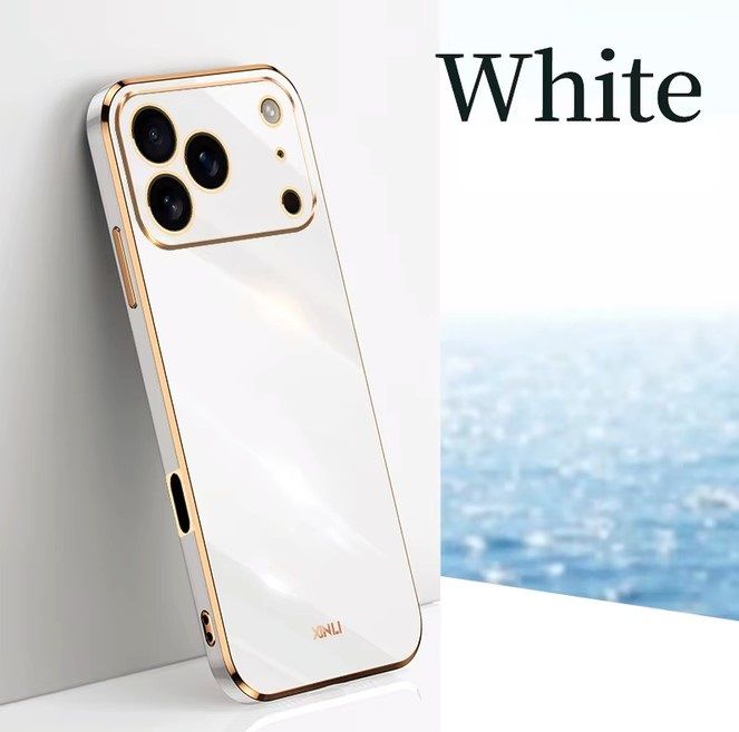 Силиконов калъф за Iphone 17 бял