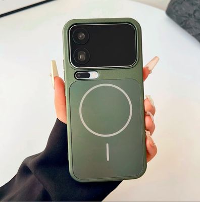 Твърд силиконов гръб за Xiaomi 17 Pro зелен