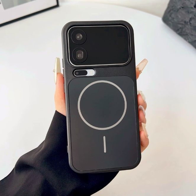Твърд силиконов гръб за Xiaomi 17 Pro  черен