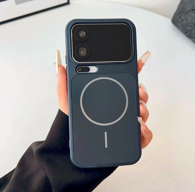 Твърд силиконов гръб за Xiaomi 17   син